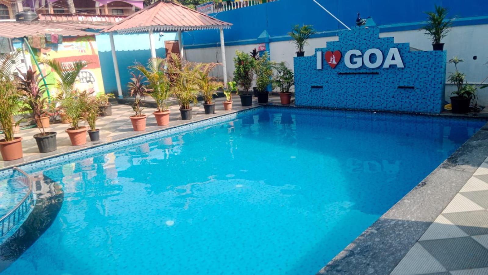 Ferienwohnung Blue Rays Calangute Exterior foto