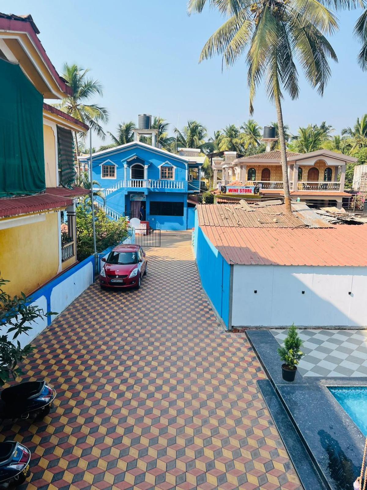 Ferienwohnung Blue Rays Calangute Exterior foto